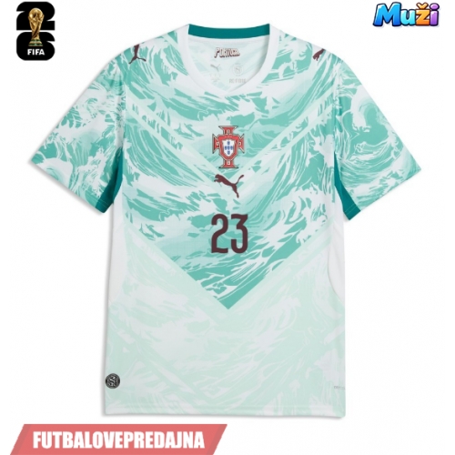 Lacne Muži Futbalové dres Portugalsko Vitinha #23 MS 2026 Krátky Rukáv - Preč